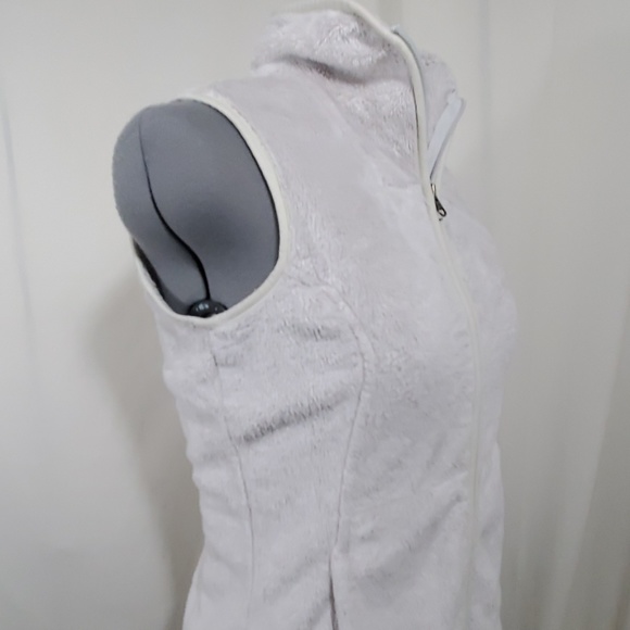 NORTH FACE Cream Fleece Vest Size SP - Picture 4 of 7
